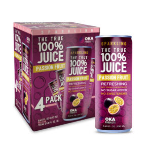 4pack - 100% Juice Sparkling Passion Fruit